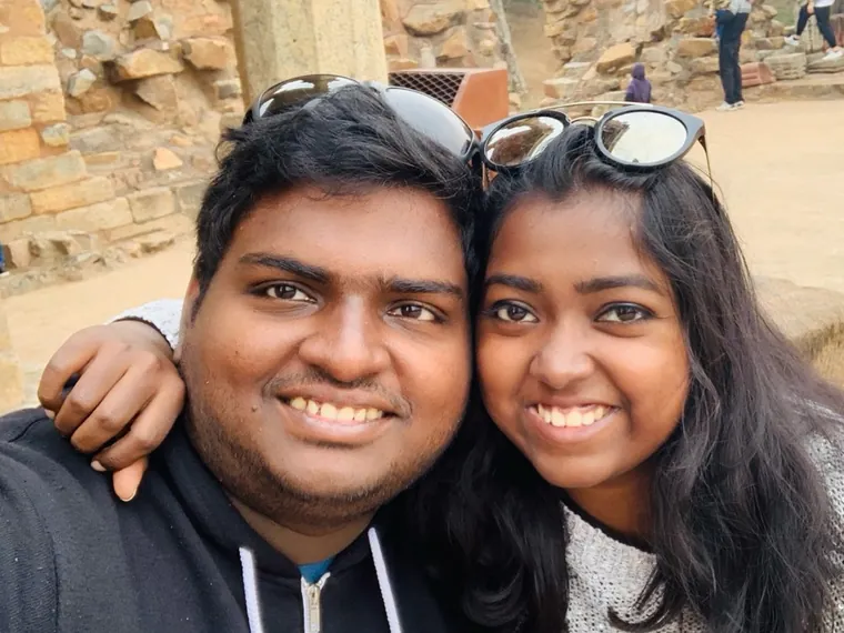 Mohith K M and Sneha Mohith, the husband-and-wife team behind Fluntro