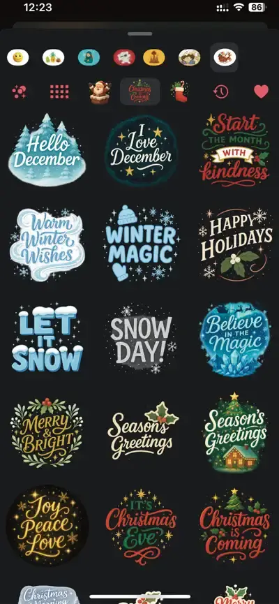 Christmas Stickers Santa Claus — screenshot 3